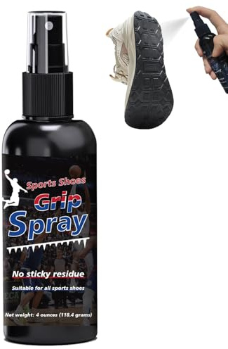 DINGSEN Sport Grip Spray, Antirutsch Spray für Schuhe für Basketballschuhe Griffspray für die Unterseite von Basketballschuhen zur Verbesserung der Sohlenhaftung(4oz)