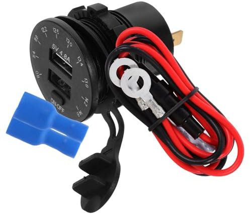 Holibanna Cargador De Coche De USB Adaptador Práctico para Coche Accesorio De Modificación