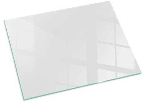 Panel Protección para Chimenea 80x60cm Resistente a Altas Temperaturas Protector de Suelo Decoración de la Sala de Estar Chispas y Arañazos Protector Cristal Templado - Color Gris