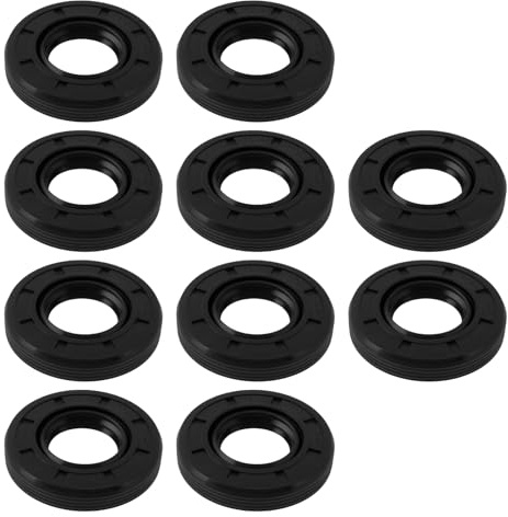 Create idea Lot de 10 joints d'étanchéité pour arbre de mijotage NBR à double lèvre avec ressort en caoutchouc nitrile butadiène 20 x 40 x 7 mm