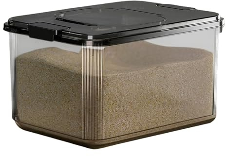 Biniveil Cubo para Alimento de Perro,Envase Hermético para Comida de Mascotas | Gran Capacidad Para Cereal Arroz Cocina Despensa Alimentación Mascotas