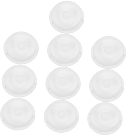 TOBBOMEY 10pcs Reusable Sticky Lint Roller Plug Covers for Pet Hair Removal Plastic Accessory for Clothes Carpets Car Seats Fit for Various Lint Rollers