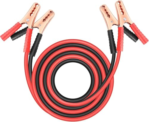 ZHROKNM Cables de Arranque for baterías de Coche, Cables de Arranque Resistentes for baterías agotadas o con Poca Carga.