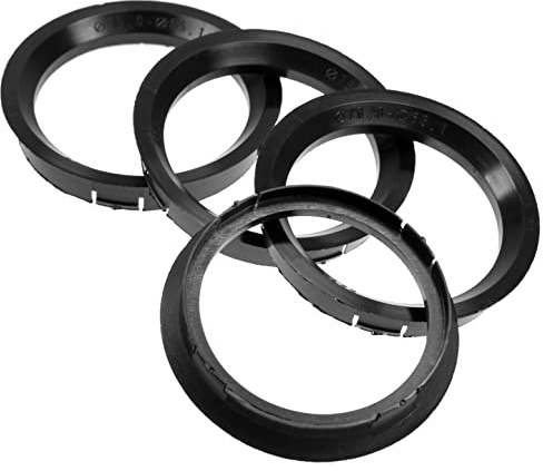 4 x Anneaux de centrage 76 x Dimensions : 65,1 mm Noir Jantes Anneaux fabriqué en Allemagne