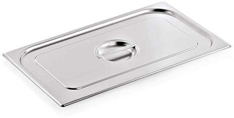 WAS 9011 001 Couvercle en acier chrome-nickel 18/8 GN 1/1