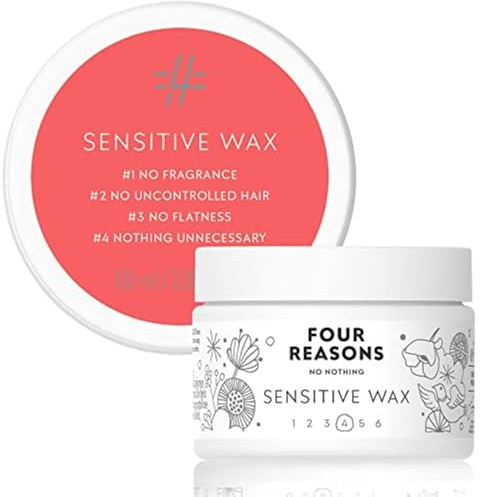 No Nothing Styling Wax – Fragrance Free Matte Hair Wax for Men & Women – Unscented Strong Hold Hair Paste for Sensitive Scalp – Easy At Home Styling – 100 ml