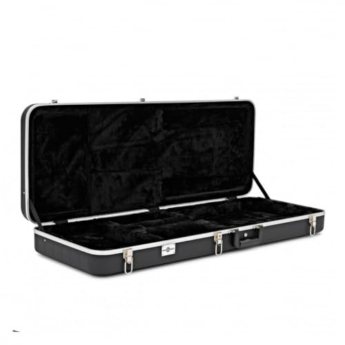 Gear4Music Hartschalen-ABS-Gitarrenetui für E-Gitarren