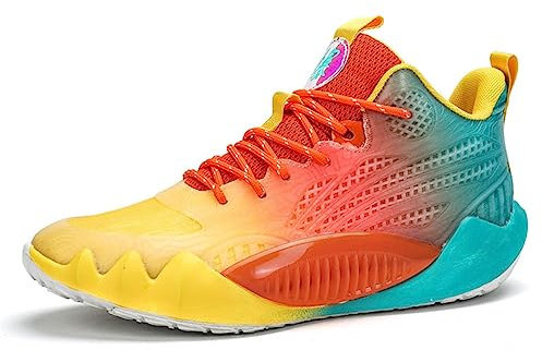 CZHIHANEG Mode Herren Basketball Schuhe High Top Turnschuhe Basketball Walking Sportschuhe