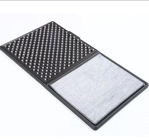 LAZRU Tappetino per La Pulizia delle Suole delle Scarpe, Tappetino per La Pulizia Automatica della Porta D'ingresso, Zerbino con Suola Facile da Pulire, per Tappeti da Interni Ed Esterni