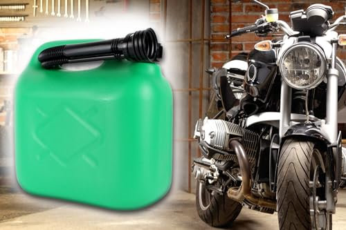 Reservekanister Kraftstoffkanister Benzinkanister Tankkanister 5 Liter Dieselkanister für PKW, Auto, Motorrad, Boot, Grün, Menge:1