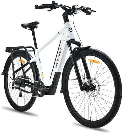VecoCraft ARES E Bike Elektrofahrräder, E-Bike 28'' Trekkingrad E-Cityrad mit 36V 13Ah Lithium-Akku für Lange Reichweite bis 100KM, 250W Motor, LCD-Display