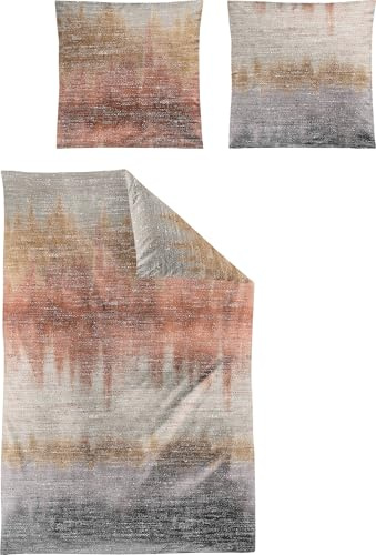 Irisette Edel-Feinbiber Bettwäsche Koala Kupfer 8546 1 Bettbezug 155 x 220 cm + 1 Kissenbezug 80 x 80 cm