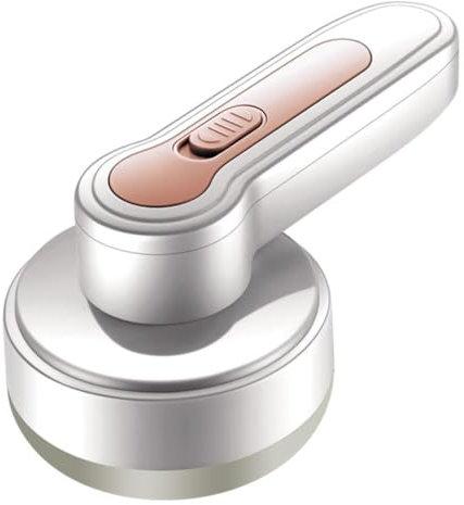 Portable Fabric Shaver with 3 Replacement Stainless Steel Blades, Rechargeable Lint Remover with Detachable Garbage Bin