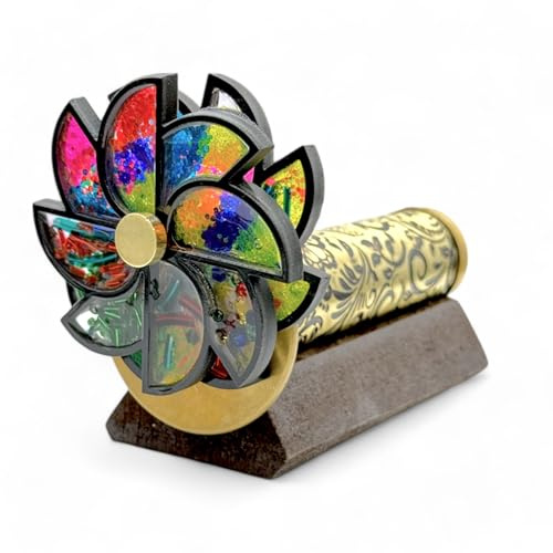 AL QAYIM Kaleidoskop für Erwachsene, einzigartiges Geschenk für Sie und Ihn, perfekt für Weihnachten und besondere Anlässe (Herz)