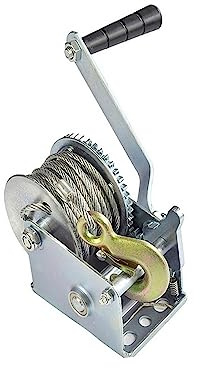 STRAFBRG Cabrestante Manual Manual, cabrestante de Remolque de Cable de Equipo de componentes de 800 Libras for automóviles, mejoras for el hogar, manejo de Carga,Alta Capacidad De Carga