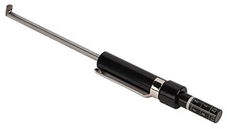Precision Brake Pad Measuring Tool with 1.5mm Calibration Check for Internal and External Brake Pads Universal Black Silver