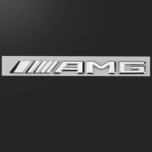 Emblem Badge Decal Logo for Mercedes-Benz AMG, Emblem Sticker Letters Sign Automobiles Logo Car Logo Auto Decorative,B
