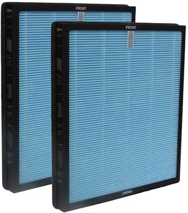 PUREBURG Filtro de repuesto compatible con purificadores de aire Airtok AP2301 AP2301W, paquete de 2 unidades, carbón activo H13 HEPA, filtrado de 3 etapas, purificación de aire, polvo