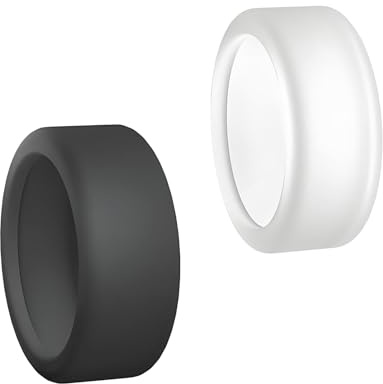 CWWYQ 2 Pcs Ring Protector, Silicone Rings Woman, Anti-Scratch Elastic Case Finger Wrapper
