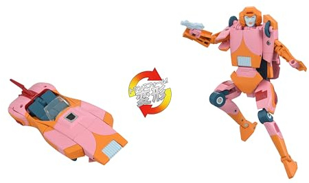 Transformers Takara Tomy Missing Link C-07 Arcee Prototype Adult Collectible Action Figure, 15+