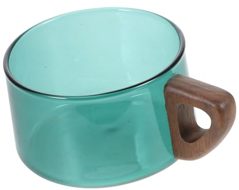 Gatuida Taza de Vidrio Grande con Asa para Café y Vaso de Agua Multifuncional Diseño Elegante y Material Seguro para Uso Casa Oficina y Restaurantes
