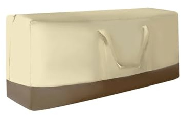 Funda de Almacenamiento para Cojines de Terraza Bolsa de almacenamiento for muebles de jardín de gran capacidad, for exteriores, con cojines, fundas protectoras for asientos, impermeable, multifunción