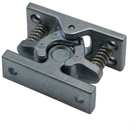 Retenedor de puerta de doble rodillo con resorte para puertas interiores, armarios, cajones y compartimentos de almacenamiento