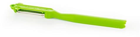 Börner Pelador Combi (Verde) • Pelador universal para verduras y frutas • Pelador de verduras de acero inoxidable • Pelador de patatas de doble filo