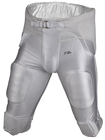 Active Athletics American Football Hose 7 Pad allt-i-ett spelbyxor – vit stl. XS