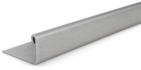 10 Stück = 25 m á 2,50 m Edelstahlschiene 20 mm Winkelprofil L-Form gebürstet Rotthues Winkelschiene Fliesenschiene