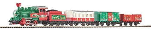 57081-Start-Set Weihnachten Lok + 3 Wg. Bettung, grün