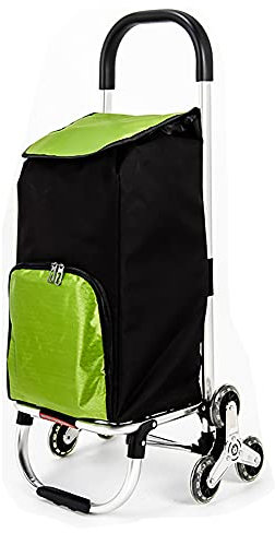 SHOPPING TROLLEY Pieghevole Silenzioso 6 Ruote Grande 37L+ Impermeabile Borsa Staccabile Carrello della Spesa per supermercato Viaggio Picnic Robusto 60 kg