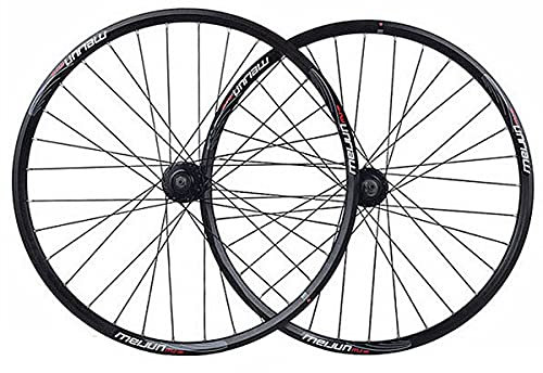 LSRRYD Fahrrad Laufradsatz Fahrrad Laufradsatz 26Zoll Hohlkammerfelge,32 Rundspeichen Aus Stahl,Doppellagige Scheibenbremsfelge Aus Aluminiumlegierung Mit Einer Innenbreite 20 Mm