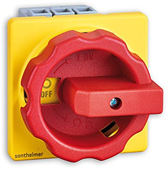 Sontheimer Not-Aus-Schalter 40 A 3-polig NLO40/3E/Z33, Not-Aus-Schalter/Not-Aus/Rot Gelb