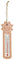 Terracotta Garden Thermometer with Sun Decor - Accurate Temperature Readings, Stylish Design, Durable & Easy to Hang for Outdoor/Indoor Use in Wall, Garden, Conservatory, and Home