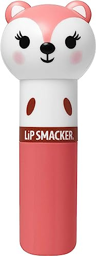 Lip Smacker Lippy Pals Fox, Smaksatt Läppbalsam för Barn Inspirerat av Djur, Återfuktande och Utjämnande för att Fräscha upp Dina Läppar, Foxy Apple