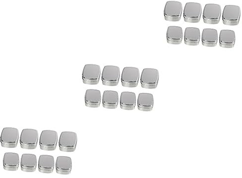 Housoutil 24pezzi Cosmetiche Per e Cosmetici Coperchi Design Portatile Per e Camping Resistente e Facile Usare