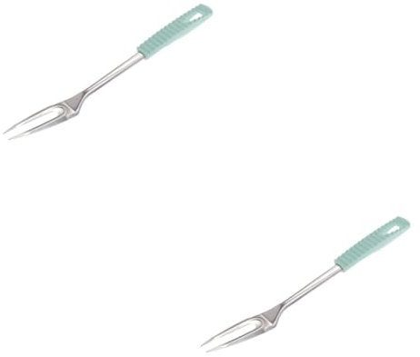 Ciieeo Tenedor De De Acero Inoxidable De 2 Piezas Tenedor Para Servir Y Trinchar Mango Elegante Y Cepillado Ideal Para La Cena De Cocina.
