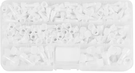 Sarini 250 pz Cappuccio crimpare Nylon ignifugo connettore rapido Cavo Alimentazione terminale Chiuso 22-10 AWG Kit assortimento connettore