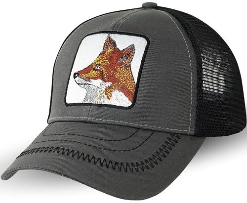 EXPRESS-STICKEREI Trucker-Kappe - The Farm Netzkappe Mesh Cap Snapback verstellbare Kappe Sport Cap Urban Basecap Baseball Kappe mit Verschluss