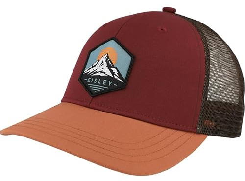 Eisley Unisex Glacier Cap aus 100% recyceltem Polyester/atmungsaktiv & schnell trocknend/Snapbackverschluss, Bordeaux, Einheitsgröße