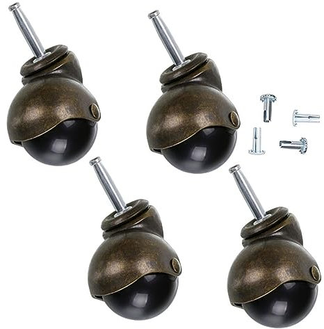 4pcs Computer Chair Wheel Stem Casters 8x38mm Heavy Duty
