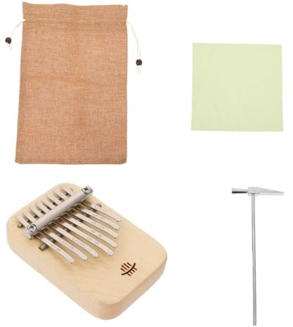 MOTHNUR Kalimba Daumenklavier für Anfänger Töne aus Ahornholz Tragbares Fingerklavier mit Glatter Oberfläche Leichtes Mini Musikinstrument als für Freunde
