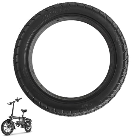 14x2.125 Bicycle Solid Tire, Bicycle Tubeless Solid Tire, for 14 inch Electric Bicycle [Puncture-Proof] [Anti-Skid] [Wear-Resistant]