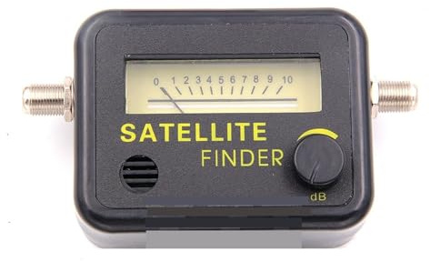 Ricevitore del cercatore satellitare Trova il ricevitore del misuratore del segnale di allineamento for l'amplificatore del segnale TV digitale antenna parabolica Facile da localizzare