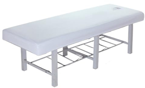 Lenzuolo Da Salone Con foro for il respiro Lettino da massaggio elastico Lenzuolo con angoli Coprimaterasso Copriletto for salone di bellezza for trattamenti spa for corpo(Color-2,70x190cm 1pc)