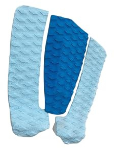 BEALIFE Premium surfbräda dragkuddar slitstarka halkfria EVA-däcksskydd professionell bakplatta shortboards skimboards vattensport surfbräda skimboard surfing longboard, Blå, 30x30 cm
