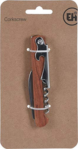 hibuy - Sacacorchos profesional con abridor de botellas y cortador de láminas