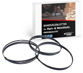 SMI 3er SET Holz-Bandsägeblatt 1712 x 10 x 0,65 mm 6 ZpZ Sägeband passend für z.B. Metabo BAS 260 Swift u. Elektra Beckum BAS 250 G