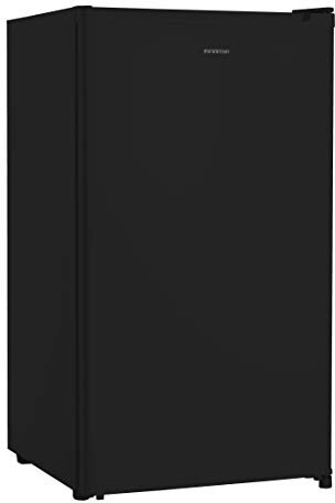 FRIGORIFICO INFINITON FG-152N A+/F (Negro, Alto 85cm, 92 Litros, Frigorifico una puerta, Luz interior LED, 2 Estantes de cristal, Termostato Regulable, Cajon Verdulero)